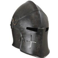 Transparent Crusader/Medieval Knight helmet Blank Meme Template