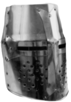 High Quality Transparent Crusader Helmet Blank Meme Template