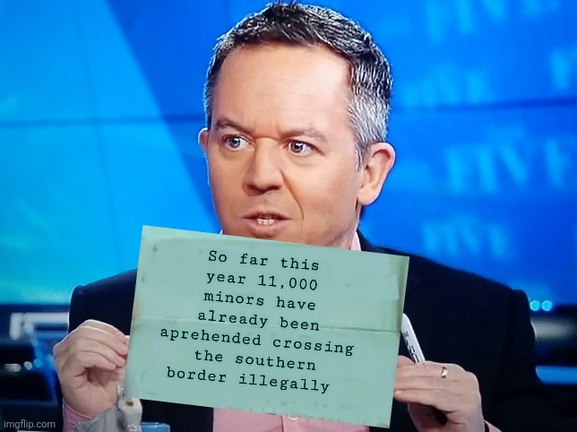 AI Facts | So far this year 11,000 minors have already been aprehended crossing the southern border illegally | image tagged in ai facts | made w/ Imgflip meme maker