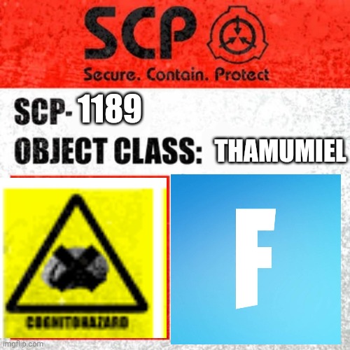 SCP Label Template: Keter - Imgflip