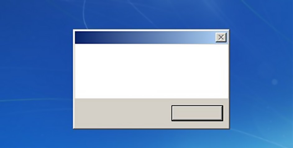 High Quality Windows Dialog Blank Meme Template