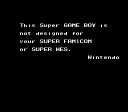 High Quality Super Game Boy Region Lock Blank Meme Template