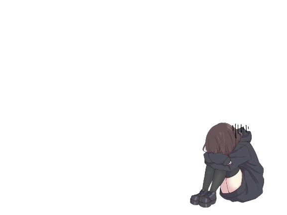 Anime girl broken Blank Template - Imgflip