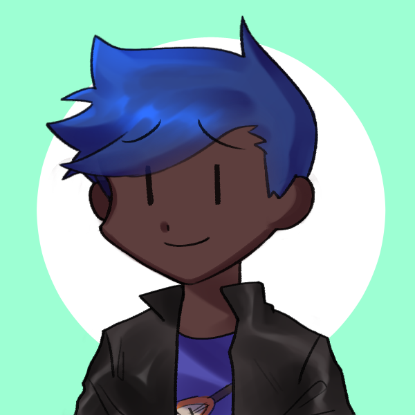 Blue Cool Boy Hair - Roblox