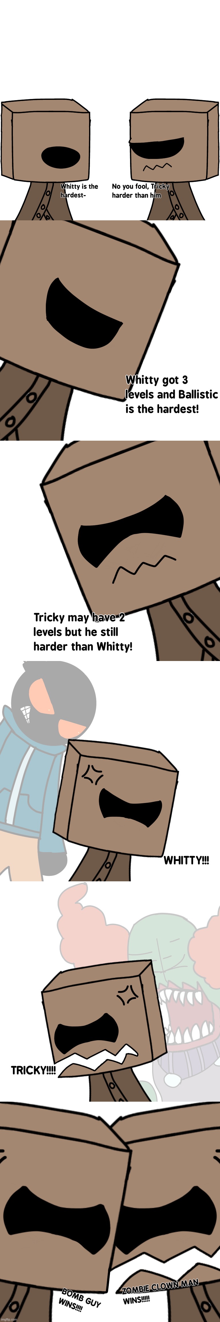 aMONOgus and Impostor aMONOgus: Whitty and Tricky | image tagged in comics/cartoons | made w/ Imgflip meme maker