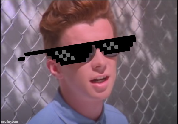 lol share this everywhere xD | image tagged in rickroll,rickrolling,rick astley | made w/ Imgflip meme maker