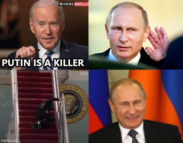 Killer Putin | image tagged in vladimir putin,joe exotic,kill | made w/ Imgflip meme maker