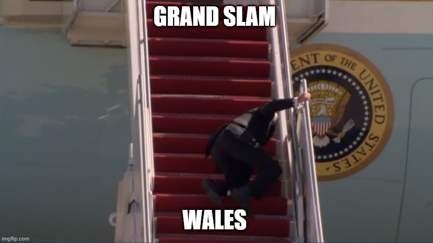 grand slam wales | GRAND SLAM; WALES | image tagged in rugby | made w/ Imgflip meme maker