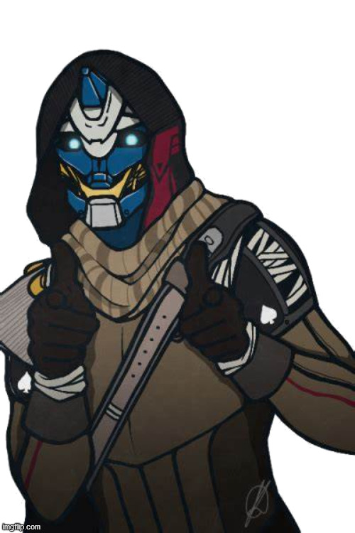 Shoulder Cayde | image tagged in shoulder cayde | made w/ Imgflip meme maker