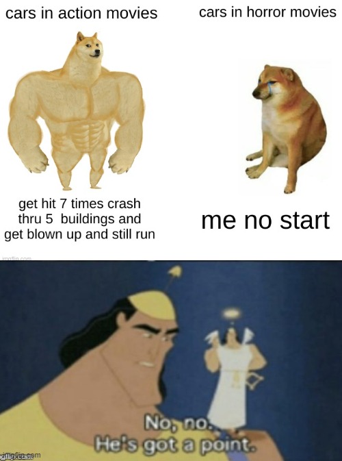 Lol | image tagged in memes,buff doge vs cheems,no no hes got a point,gifs,funny memes | made w/ Imgflip meme maker
