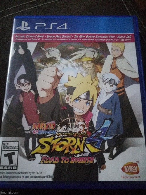 I also have naruto road to boruto | image tagged in ps4,naruto | made w/ Imgflip meme maker