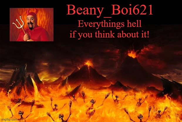 Satanic Beany Blank Meme Template