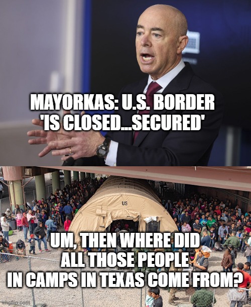 Borders are Closed and Secured - Imgflip