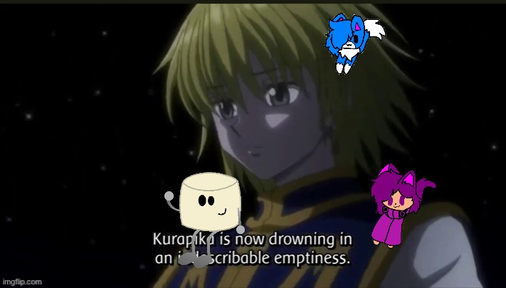 I got bored and did this.... | image tagged in kurapika | made w/ Imgflip meme maker