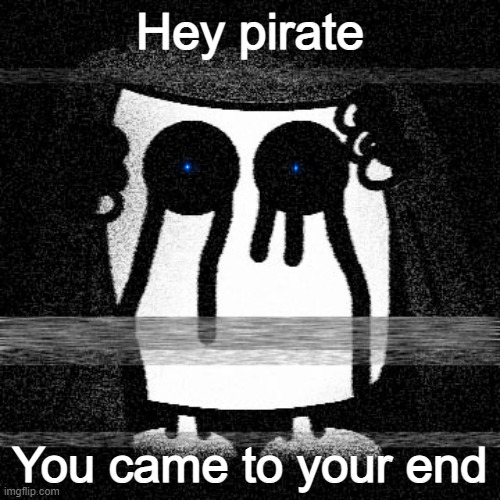 Wow Wow Wubbzy anti-piracy screen | Hey pirate; You came to your end | image tagged in wubbzy,wow wow wubbzy,anti-piracy | made w/ Imgflip meme maker