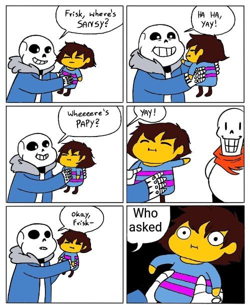 High Quality Sans who asked Blank Meme Template