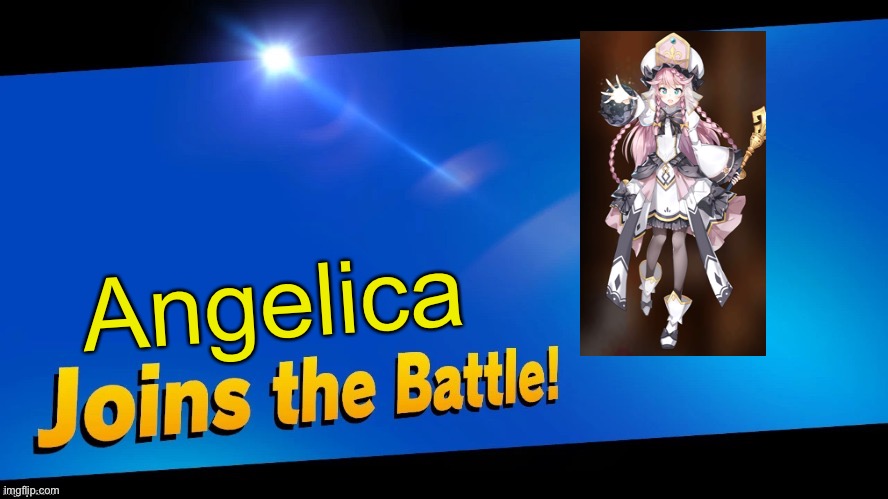 Blank Joins the battle | Angelica | image tagged in blank joins the battle | made w/ Imgflip meme maker