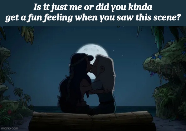 hehe | Is it just me or did you kinda get a fun feeling when you saw this scene? | made w/ Imgflip meme maker