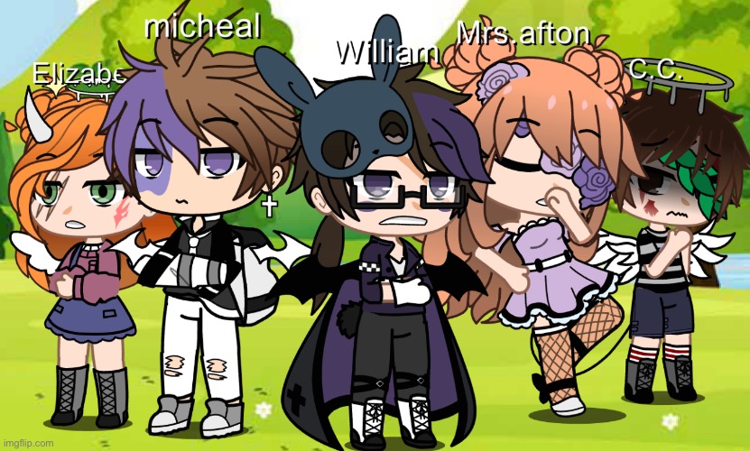 I redid Mikey and eli | image tagged in fnaf | made w/ Imgflip meme maker