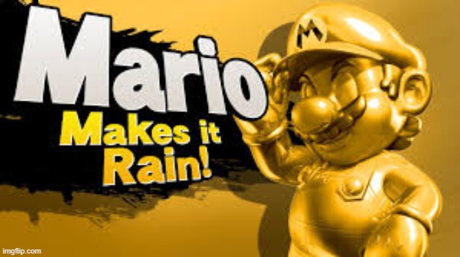 Gold mario | image tagged in memes | made w/ Imgflip meme maker