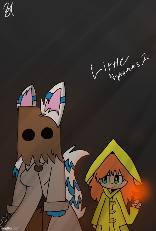 So I got a little bored and decided to draw clear as mono and Jade as Sasha 6 from Little nightmares | made w/ Imgflip meme maker