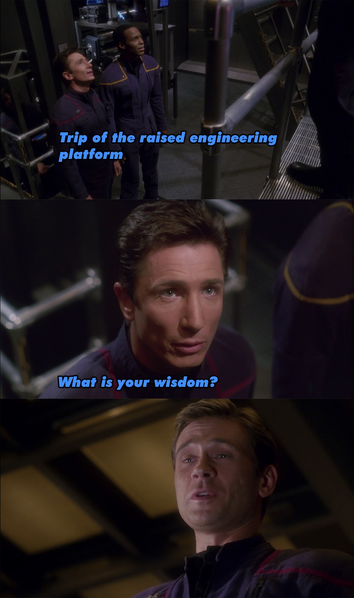 Trip of the Raised Engineering Platform Blank Meme Template