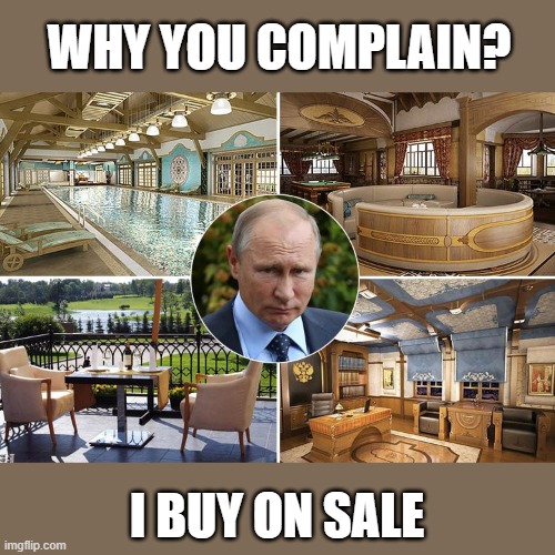 WHY YOU COMPLAIN? I BUY ON SALE | made w/ Imgflip meme maker