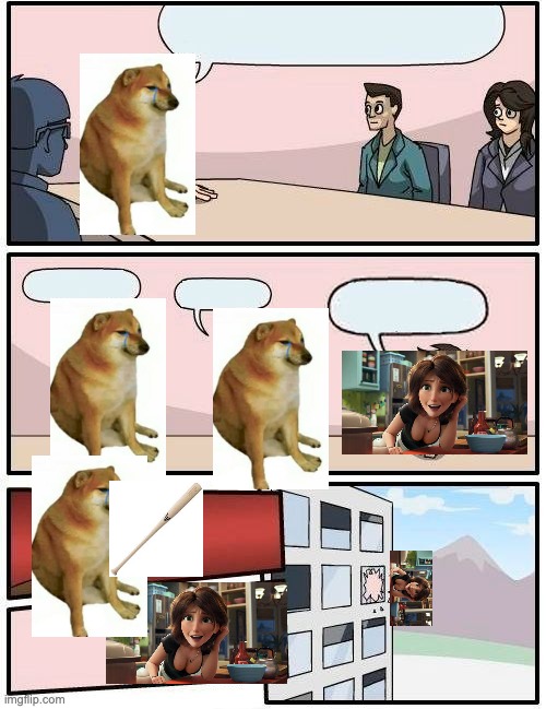 *angry doge | image tagged in memes,boardroom meeting suggestion | made w/ Imgflip meme maker