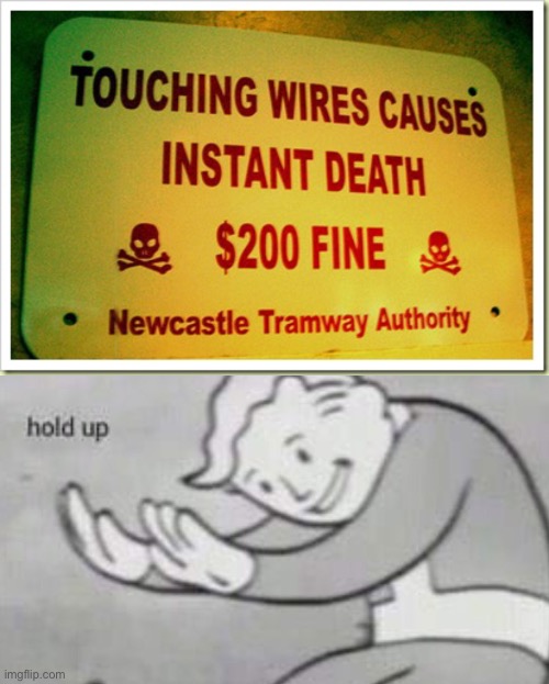 They will never collect mine...hehehe | image tagged in funny signs,fallout hold up | made w/ Imgflip meme maker