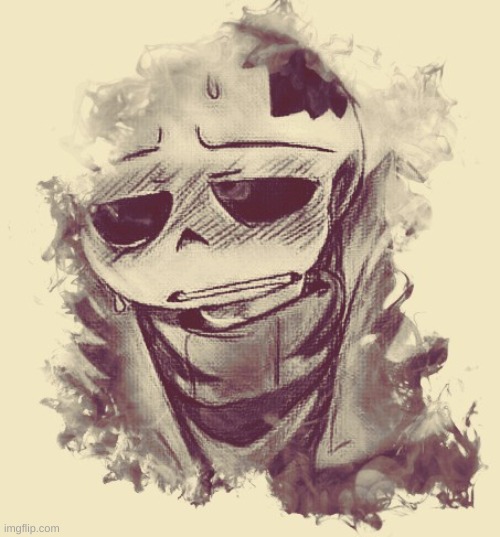 horny horror sans as a sketch | image tagged in memes,funny,hmmm | made w/ Imgflip meme maker