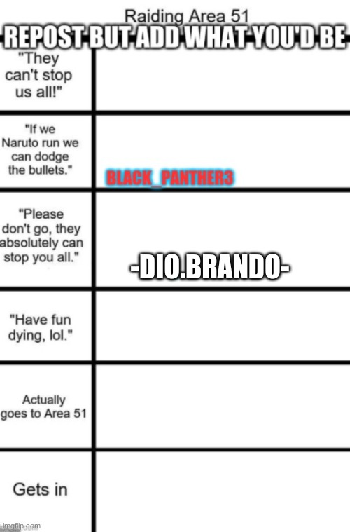 -DIO.BRANDO- | made w/ Imgflip meme maker