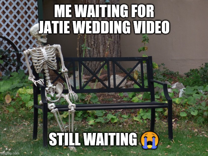 op will surely deliver | ME WAITING FOR JATIE WEDDING VIDEO; STILL WAITING 😭 | image tagged in op will surely deliver | made w/ Imgflip meme maker