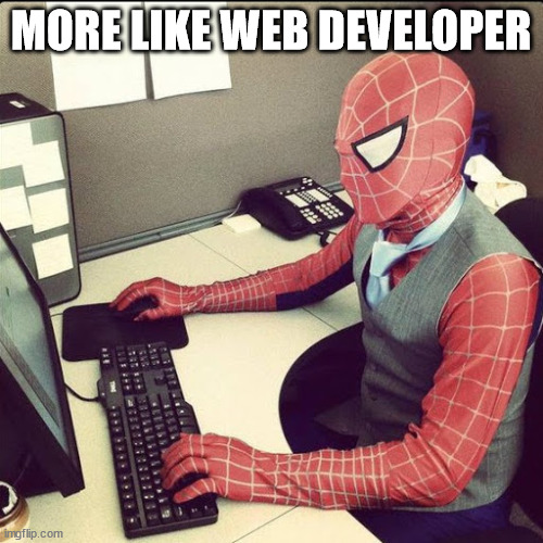 Web developer  | MORE LIKE WEB DEVELOPER | image tagged in web developer | made w/ Imgflip meme maker