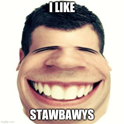 strawbawys | I LIKE; STAWBAWYS | image tagged in strawberry,funny memes,memes,funny | made w/ Imgflip meme maker