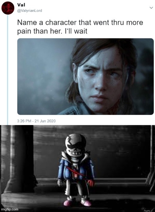 Last Breath went through more pain than any other AU, change my mind. | image tagged in name one character who went through more pain than her,funny memes,funny,undertale,memes | made w/ Imgflip meme maker