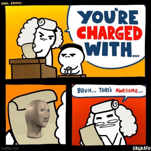 Stonks bruh | image tagged in cool crimes | made w/ Imgflip meme maker