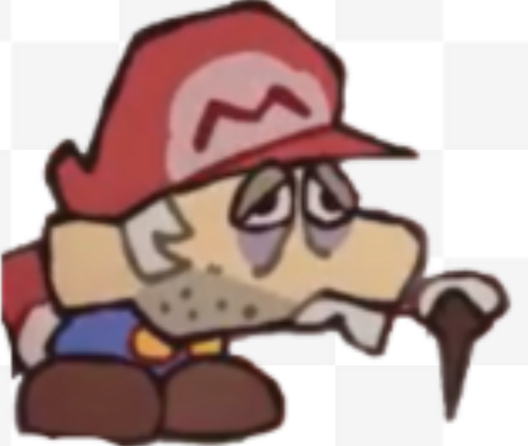 High Quality 700y old Mario Blank Meme Template