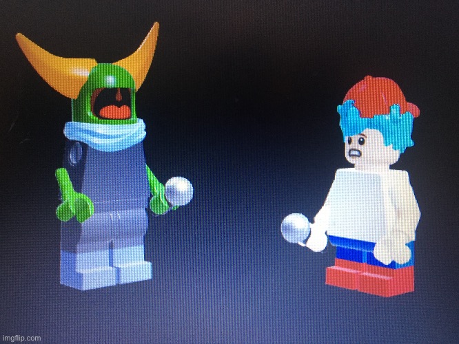 I tried my best making tricky in lego | made w/ Imgflip meme maker