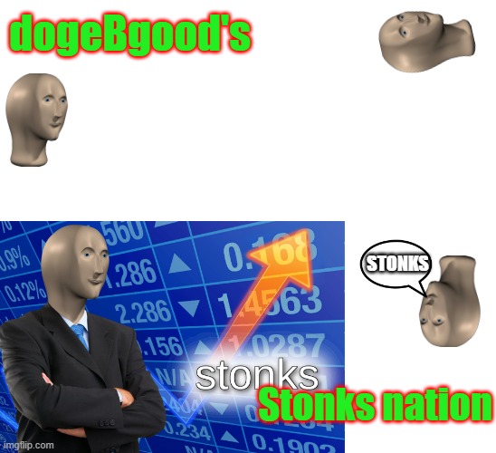 It is the grand opening | dogeBgood's; STONKS; Stonks nation | image tagged in stonks,can not stop stonkin,memes,grand opening | made w/ Imgflip meme maker