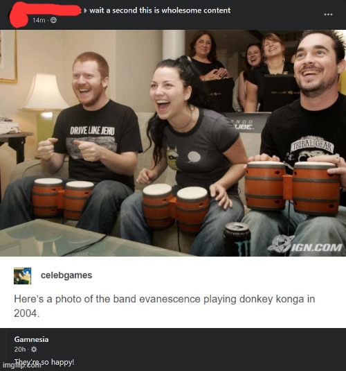 "wait a second this is wholesome content" | image tagged in repost,rock band,band,heavy metal,donkey kong,wholesome | made w/ Imgflip meme maker