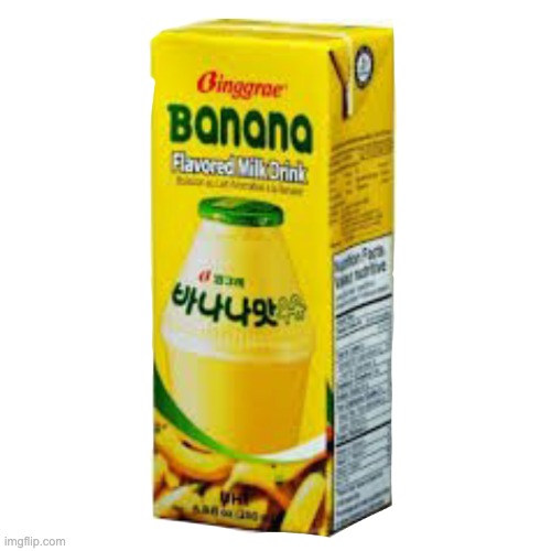 Banana milk | image tagged in banana milk | made w/ Imgflip meme maker