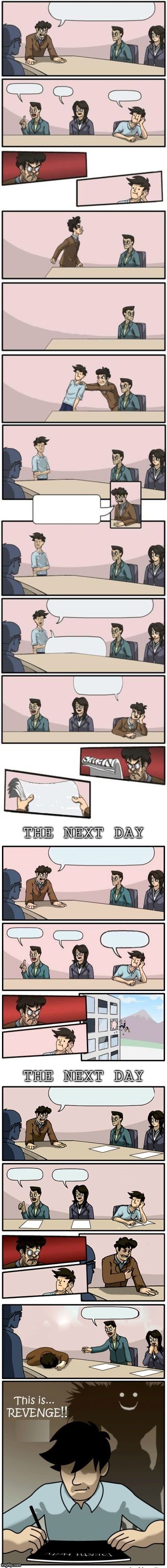 High Quality The Boardroom Meeting Director's cut Blank Meme Template