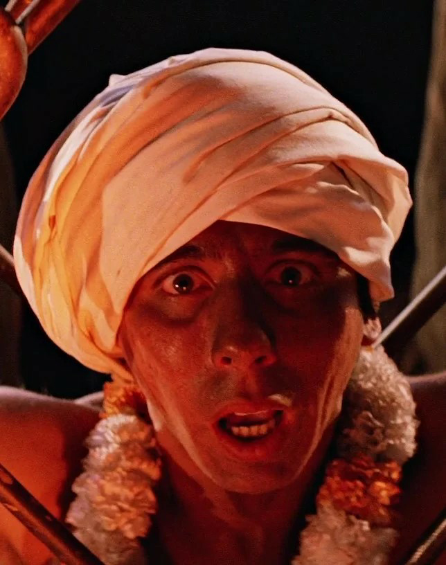High Quality Shocked man from Indiana Jones temple of doom Blank Meme Template