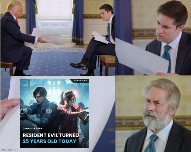 Happy Aniversery | image tagged in trump interview makes you feel old | made w/ Imgflip meme maker