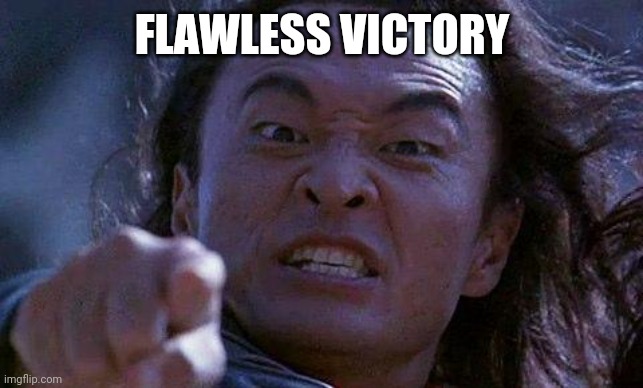 Mortal Kombat | FLAWLESS VICTORY | image tagged in mortal kombat | made w/ Imgflip meme maker