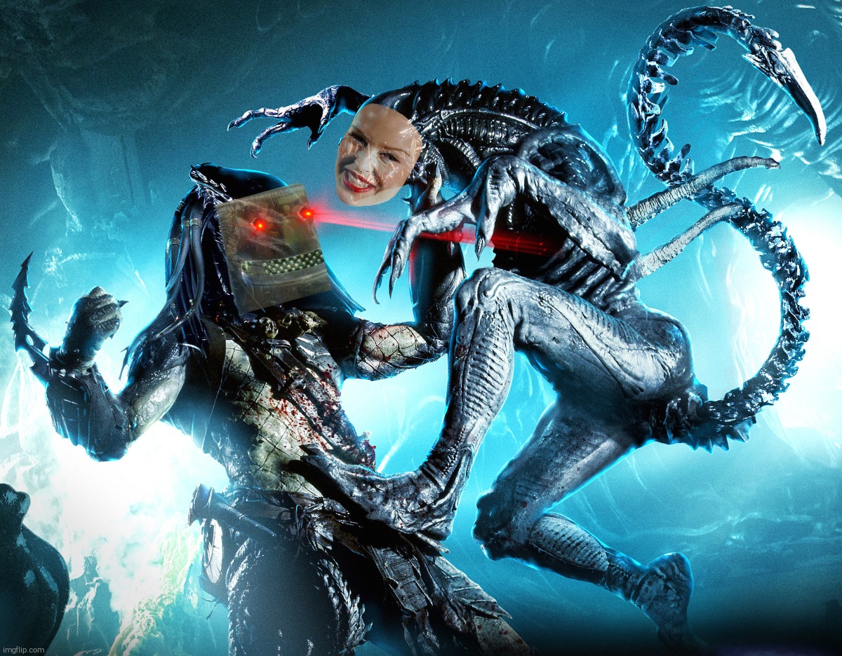 Alien vs Predator | image tagged in alien vs predator | made w/ Imgflip meme maker