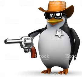 pinguim policial Blank Meme Template