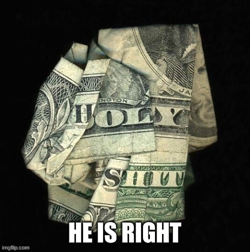 dollar holy Blank Meme Template
