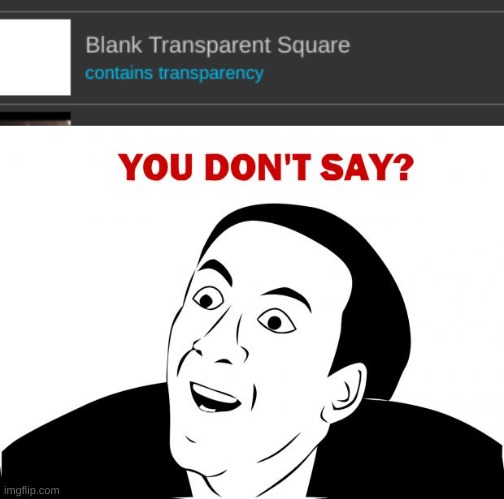 image tagged in memes,you don't say | made w/ Imgflip meme maker