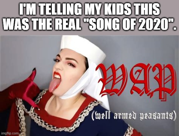 I'M TELLING MY KIDS THIS WAS THE REAL "SONG OF 2020". | made w/ Imgflip meme maker